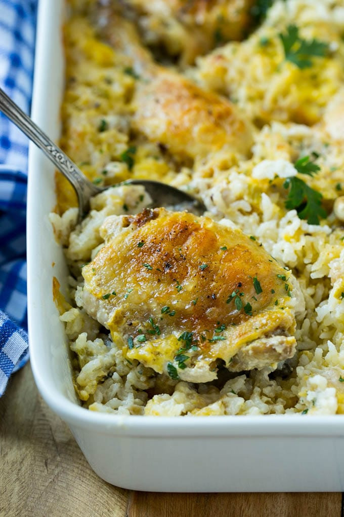 Best Chicken And Rice Casserole
 creamy rice casserole