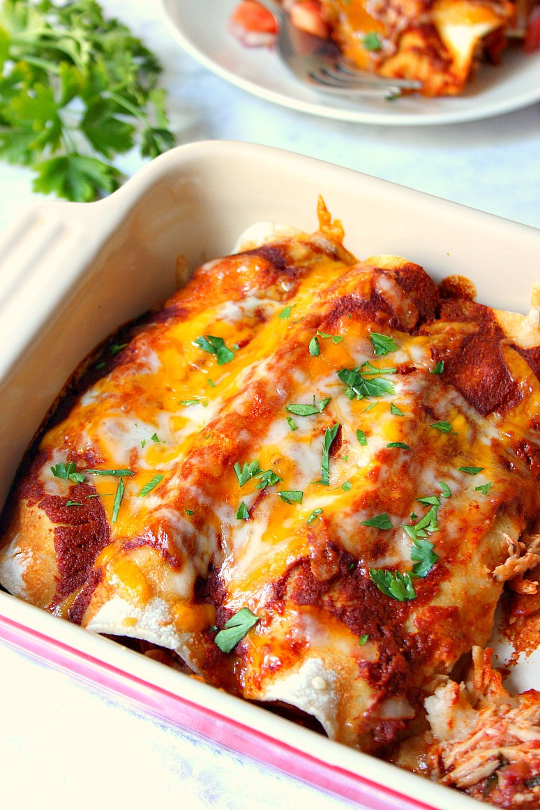 Best Chicken Enchiladas
 Easy Chicken Enchiladas Recipe Crunchy Creamy Sweet