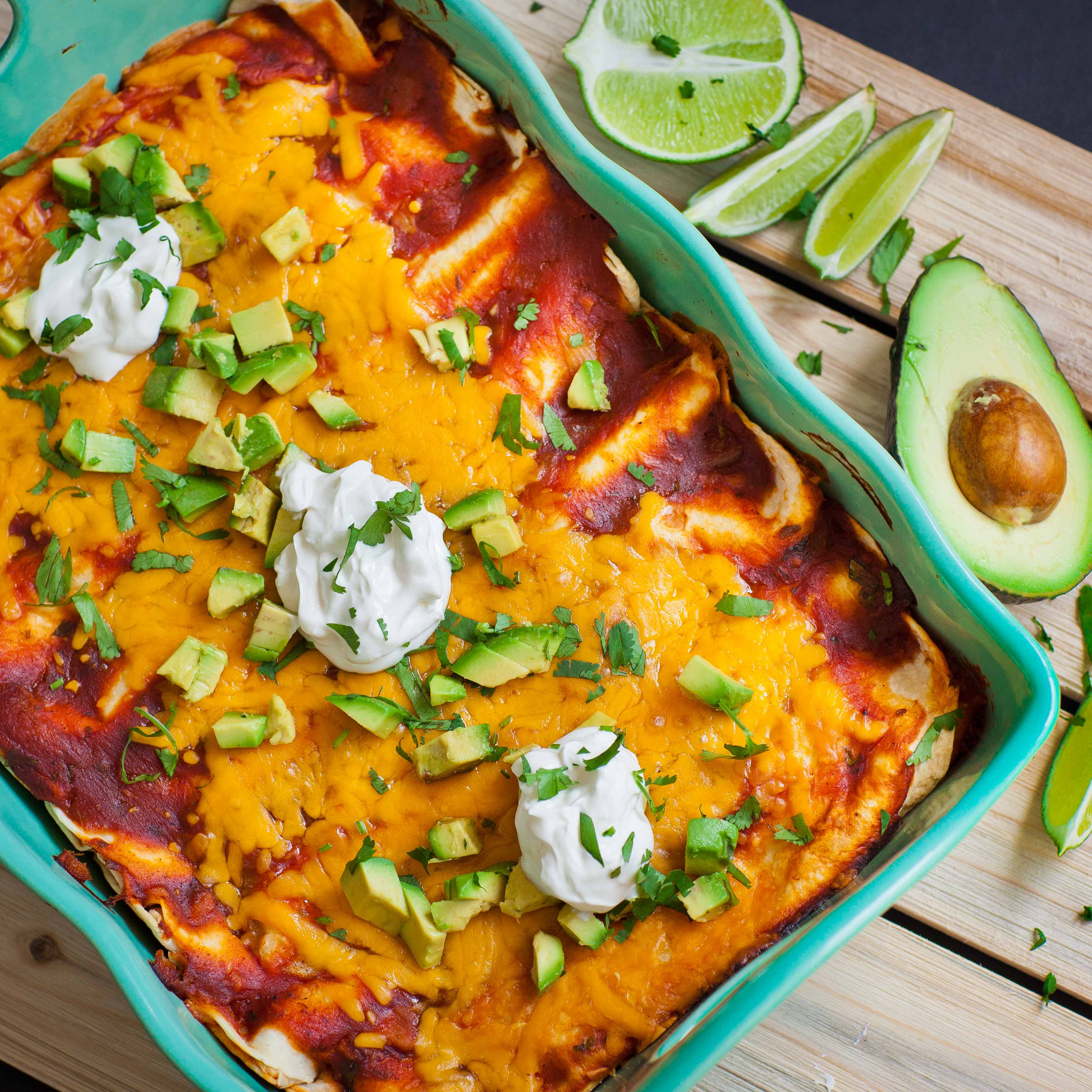 Best Chicken Enchiladas
 The Best Chicken Enchiladas Tatyanas Everyday Food