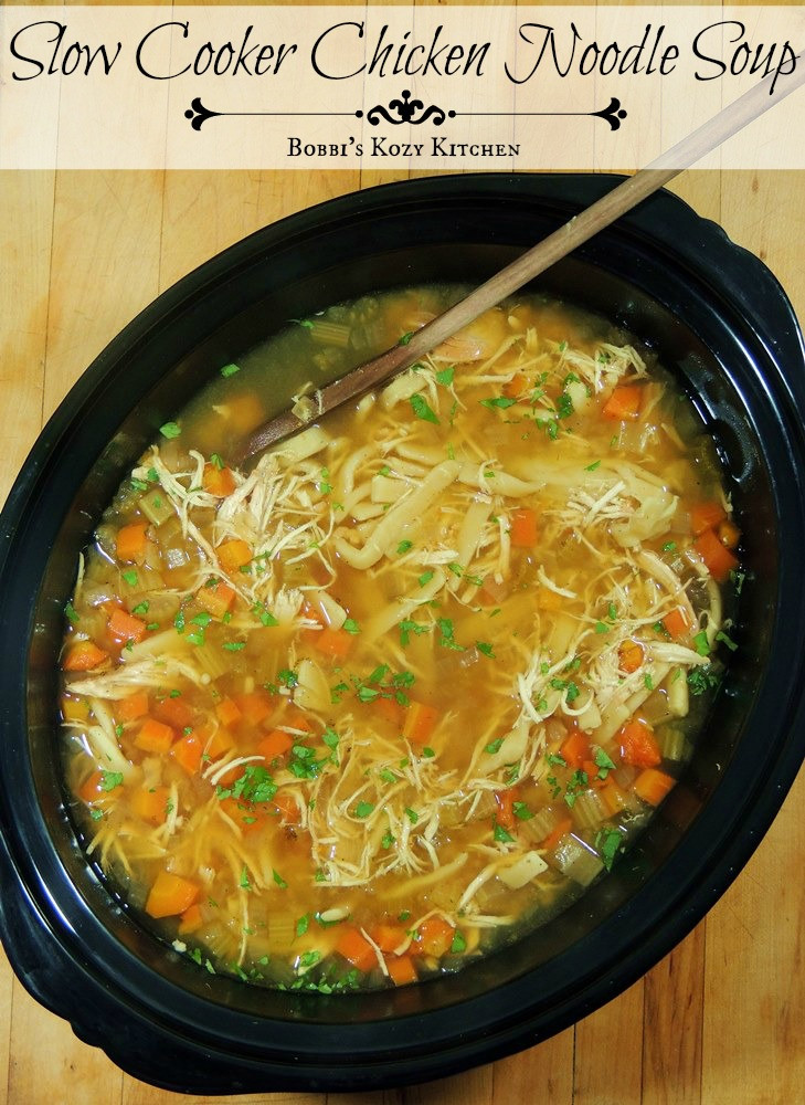 Best Chicken Noodle Soup
 Slow Cooker Chicken Noodle Soup