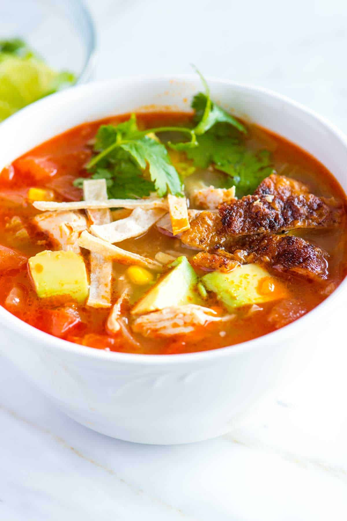 Best Chicken Tortilla Soup
 Easy Chicken Tortilla Soup Recipe from Scratch