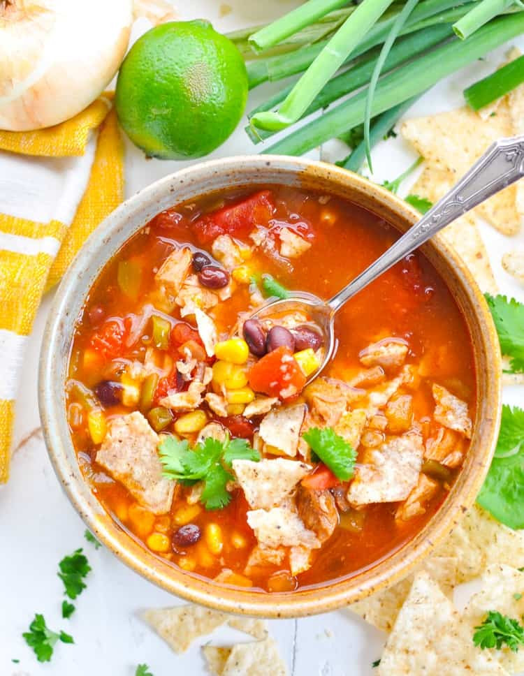 Best Chicken Tortilla Soup
 Slow Cooker Chicken Tortilla Soup The Seasoned Mom