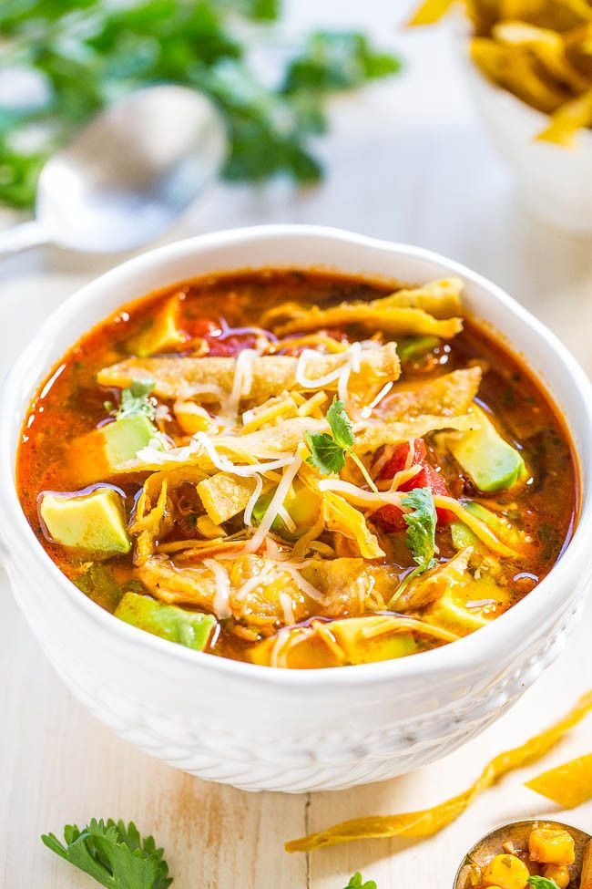 Best Chicken Tortilla Soup Recipe
 Best 25 Chicken tortilla soup ideas on Pinterest