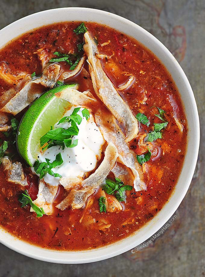 Best Chicken Tortilla Soup Recipe
 Chicken Tortilla Soup Recipe — Dishmaps