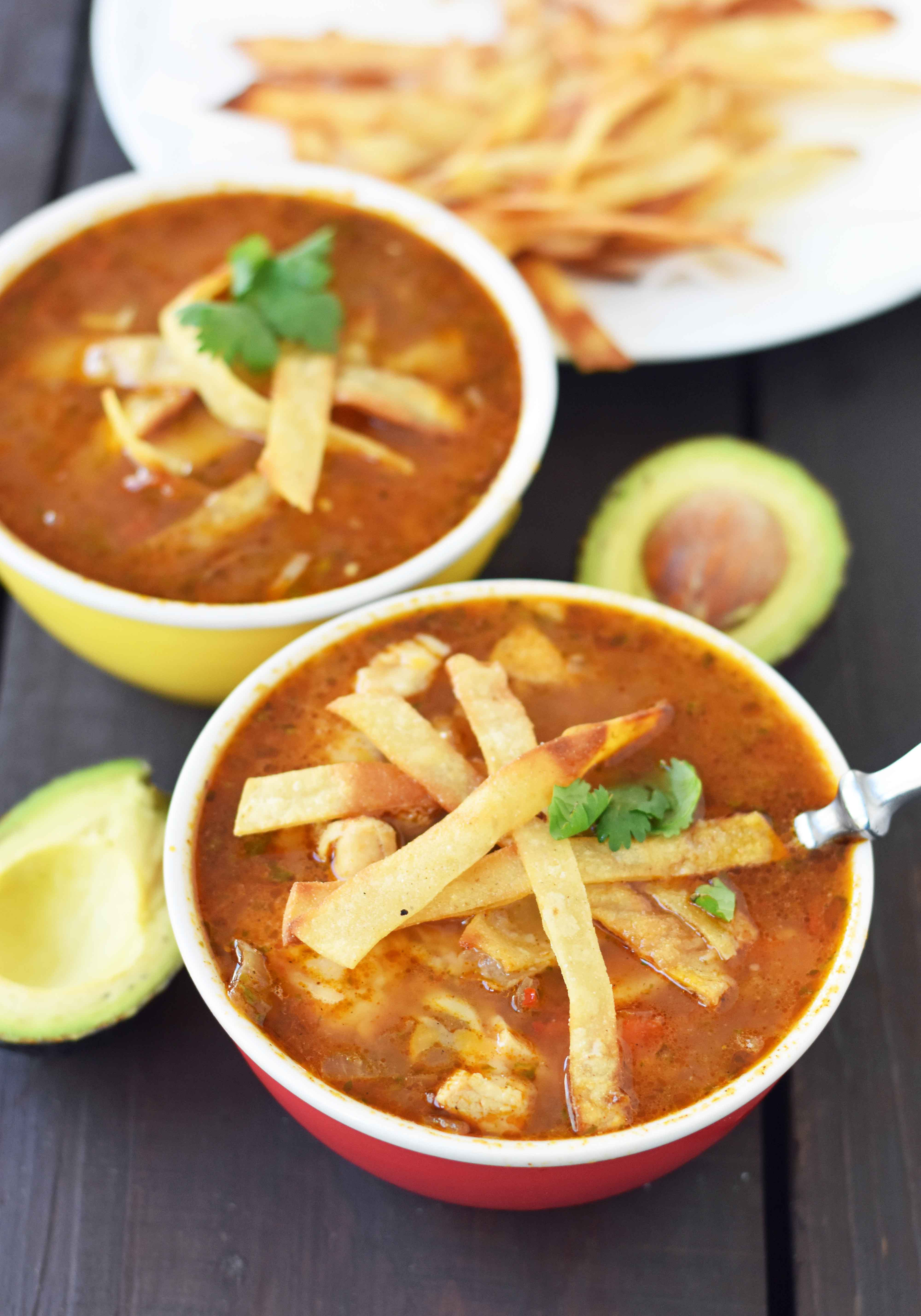 Best Chicken Tortilla Soup
 Chicken Tortilla Soup