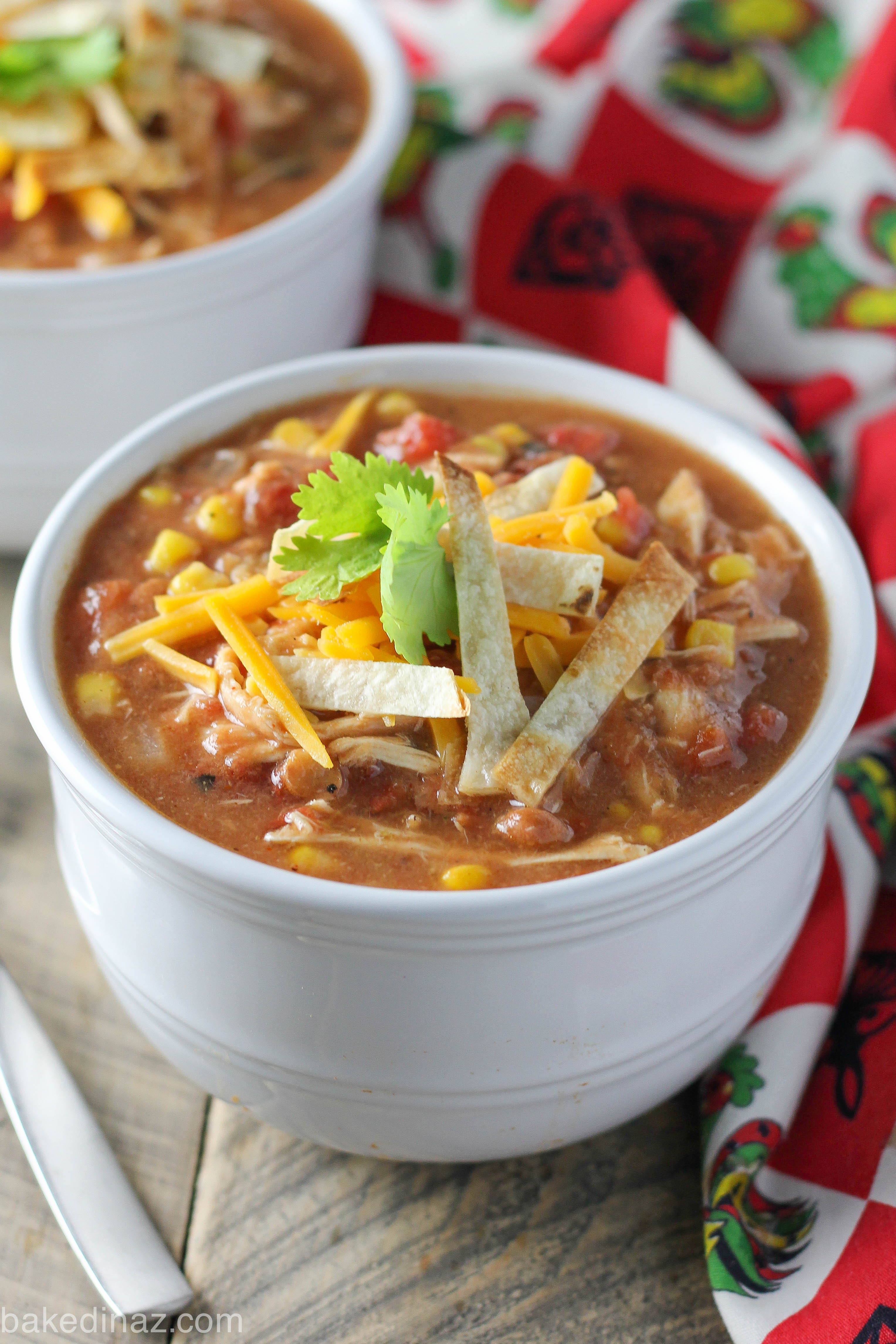 Best Chicken Tortilla Soup
 Light Creamy Chicken Tortilla Soup