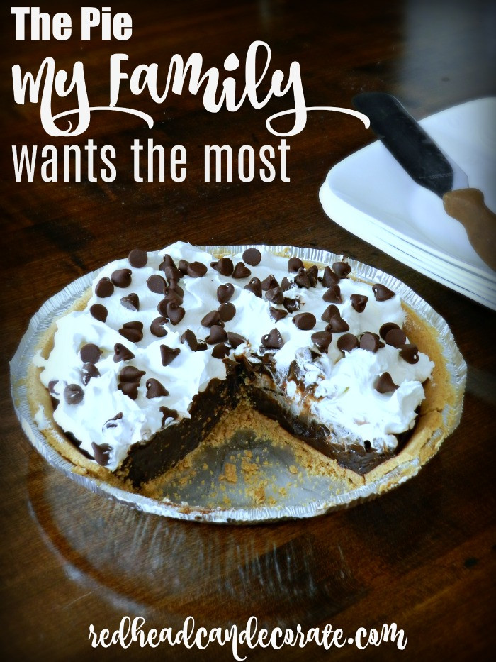 Best Chocolate Pie Recipe
 Easy Chocolate Pudding Pie Recipe Redhead Can Decorate