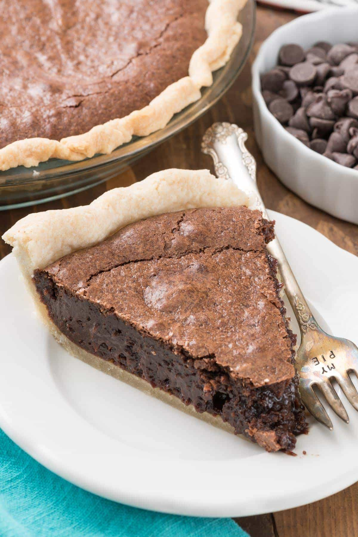 Best Chocolate Pie Recipe
 The BEST Brownie Pie from scratch Crazy for Crust