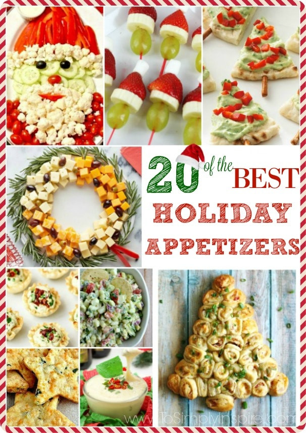 Best Christmas Appetizers
 20 of the Best Holiday Appetizers To Simply Inspire