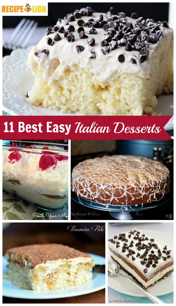 Best Dessert Recipes Easy
 The 25 best Easy italian desserts ideas on Pinterest