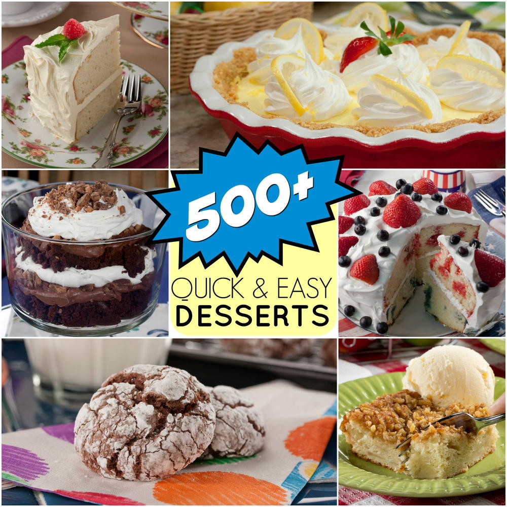 Best Easy Dessert Recipes
 Quick & Easy Dessert Recipes 501 Great Dessert Recipes