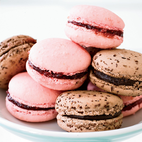 Best French Desserts
 Raspberry Macarons Recipe François Payard