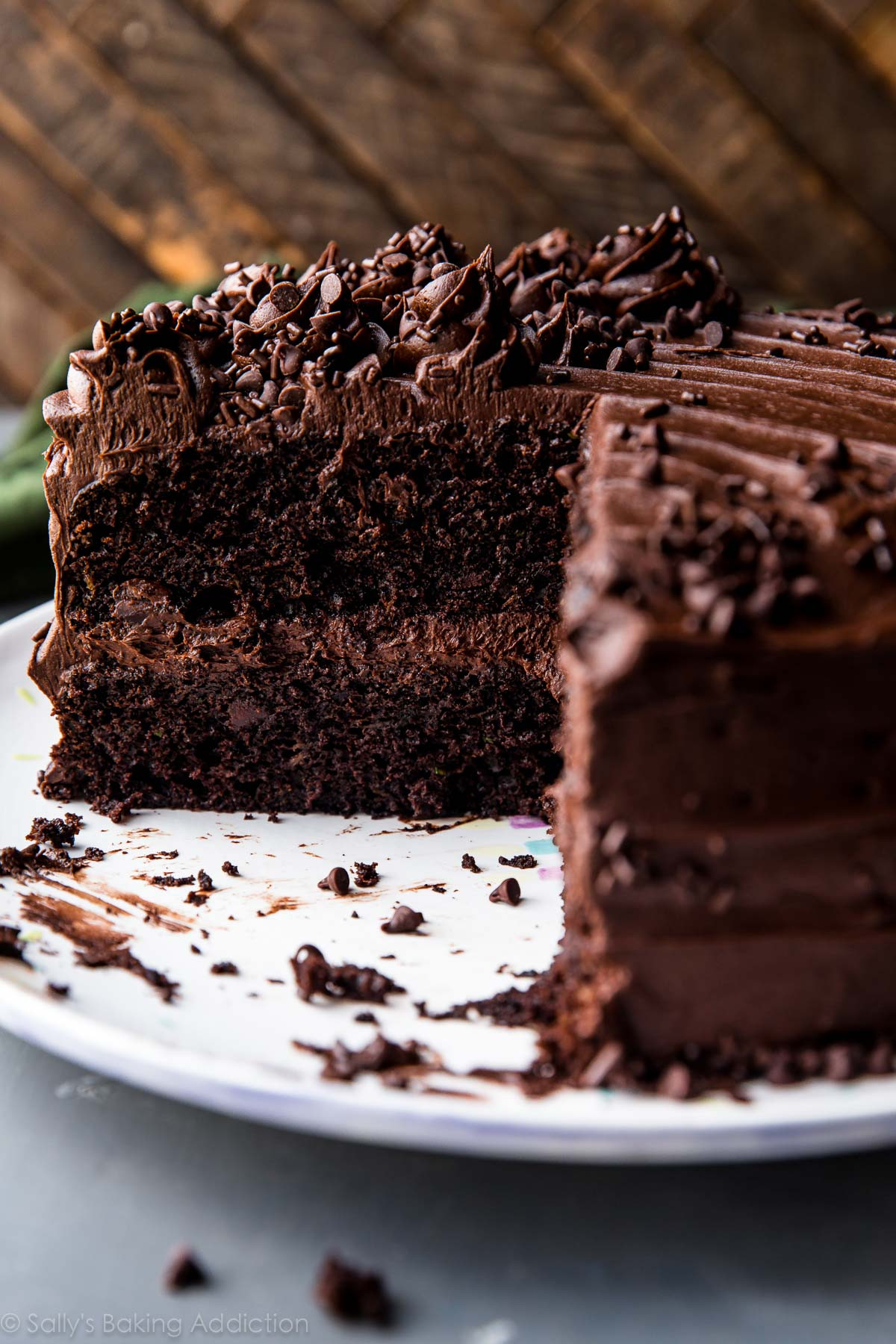 Best Frosting For Chocolate Cake
 Chocolate Zucchini Cake Sallys Baking Addiction