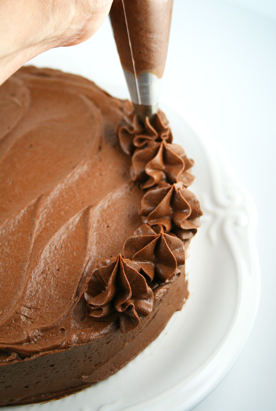 Best Frosting For Chocolate Cake
 Perfect Vanilla Cake with The Best Chocolate Frosting Ever