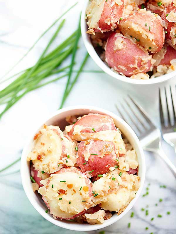 Best German Potato Salad
 German Potato Salad w prosciutto & vinegar