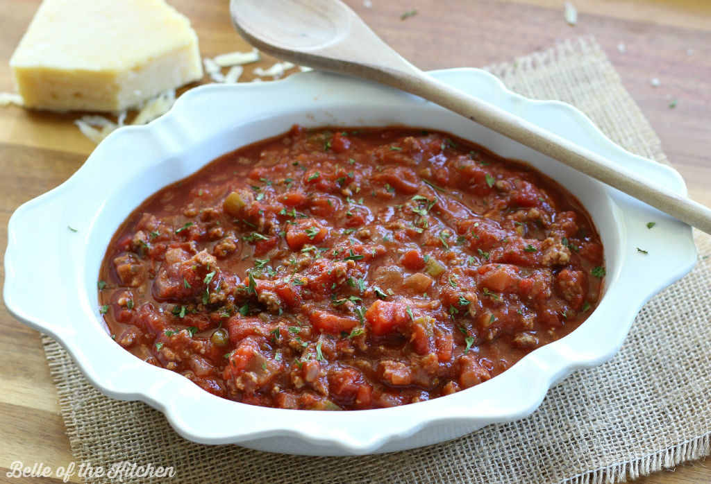 Best Homemade Spaghetti Sauce
 Best Ever Homemade Spaghetti Sauce Belle of the Kitchen