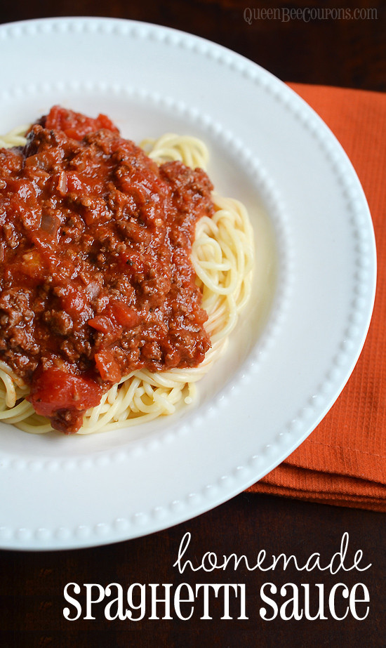 Best Homemade Spaghetti Sauce
 Homemade spaghetti sauce