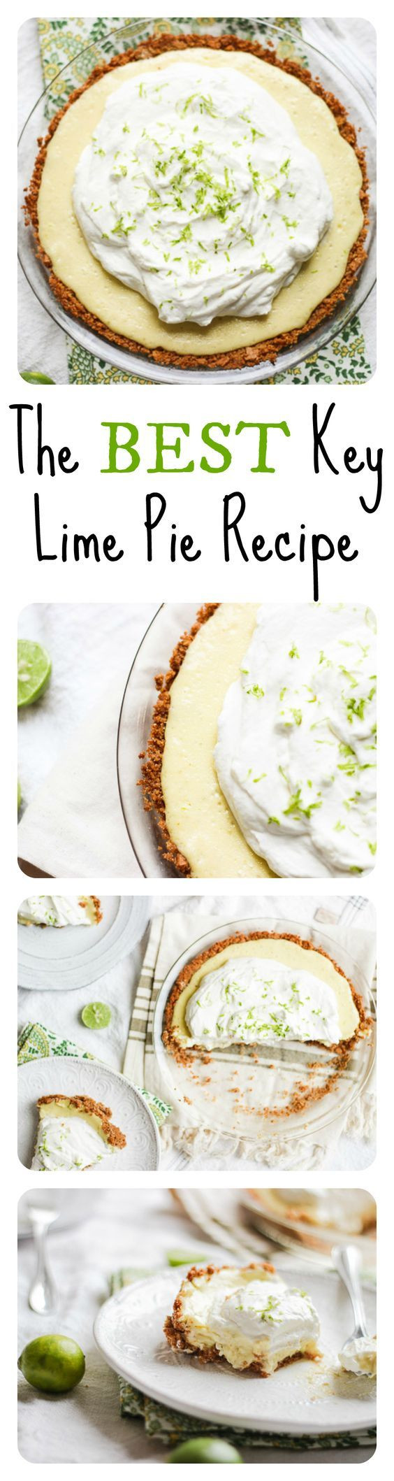 Best Key Lime Pie Recipe
 Best key lime pie Lime pie recipe and Pie recipes on