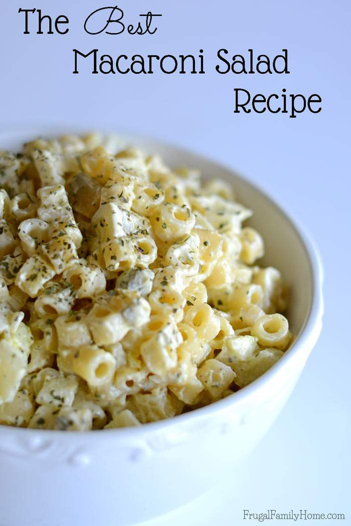 Best Macaroni Salad
 Best Macaroni Salad Recipe