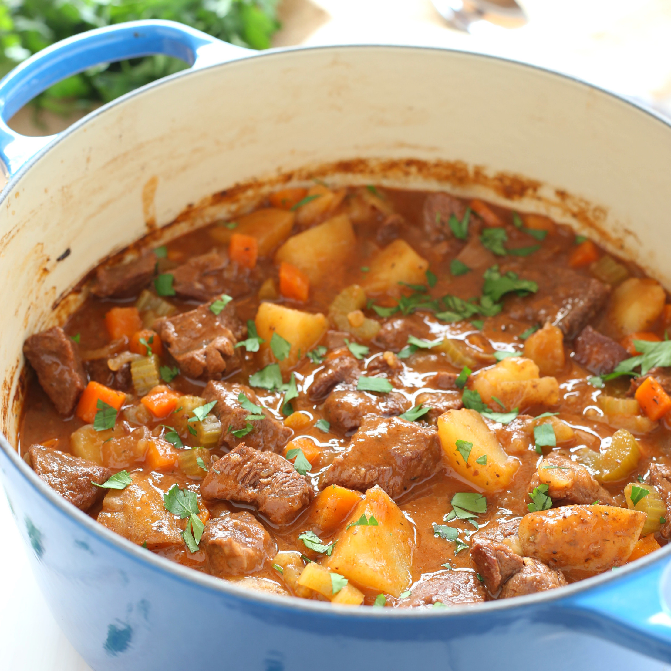 Best Meat For Stew
 Best Ever e Pot Beef Stew The Busy Baker