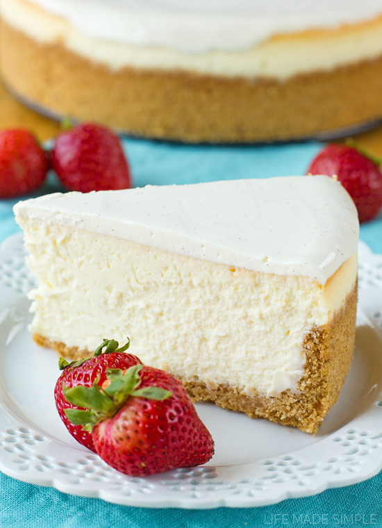 Best New York Cheesecake Recipe
 Perfect New York Cheesecake Life Made Simple