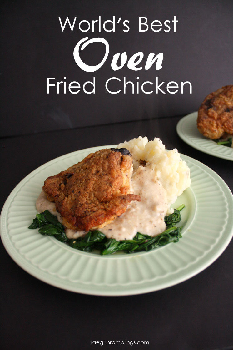 Best Oven Fried Chicken Recipe
 Oven Fried Chicken Recipe Rae Gun Ramblings