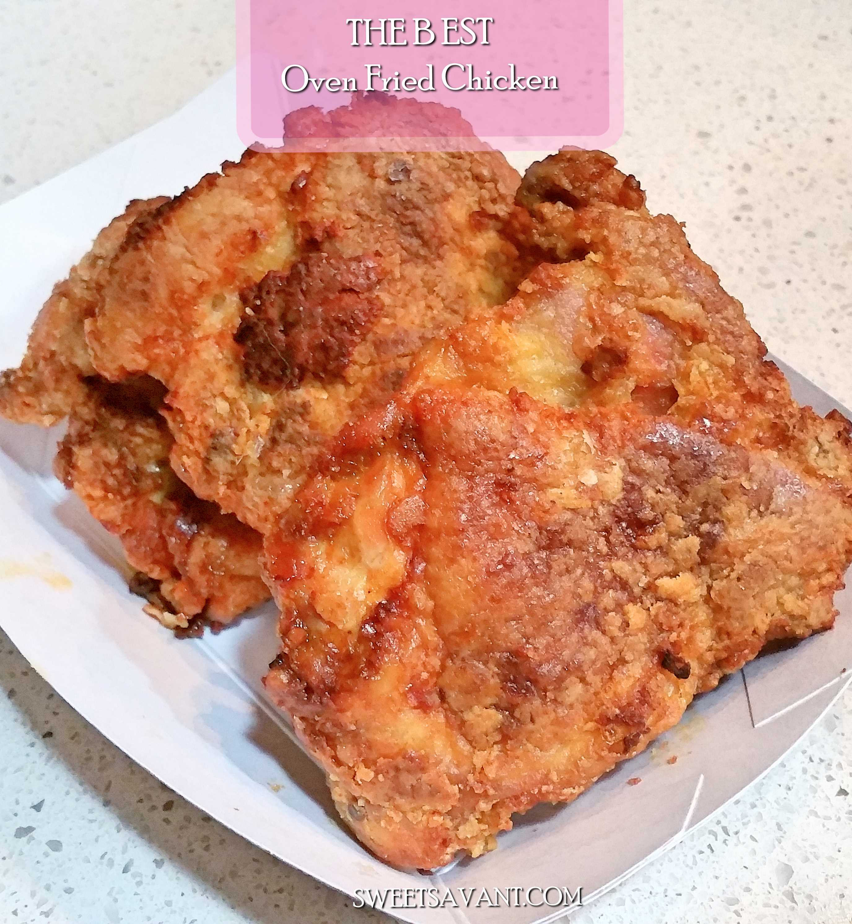 Best Oven Fried Chicken Recipe
 the best oven fried chicken recipe ever Sweet Savant