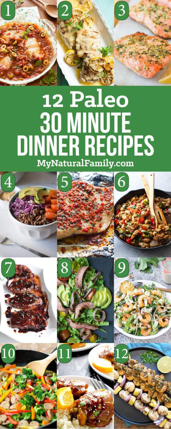 Best Paleo Dinner Recipes
 12 of the Best 30 Minute Quick and Easy Paleo Dinner Recipes