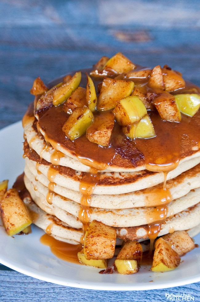 Best Pancakes Ever
 Caramel Apple Blender Pancakes