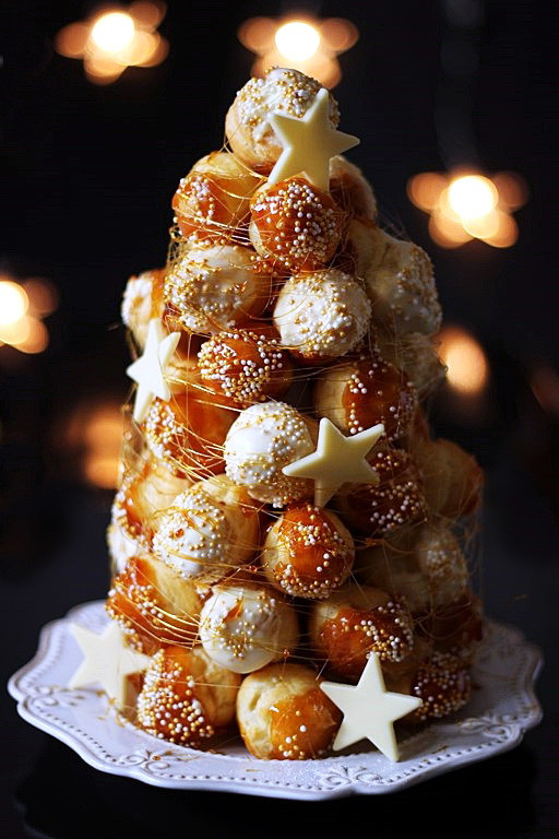Best Party Desserts
 Choux Dessert Tower – Best Cheap & Healthy Christmas Party
