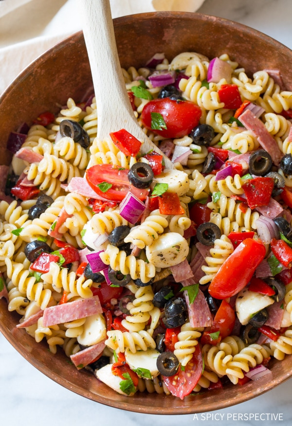 Best Pasta Salad
 The Best Italian Pasta Salad Recipe A Spicy Perspective