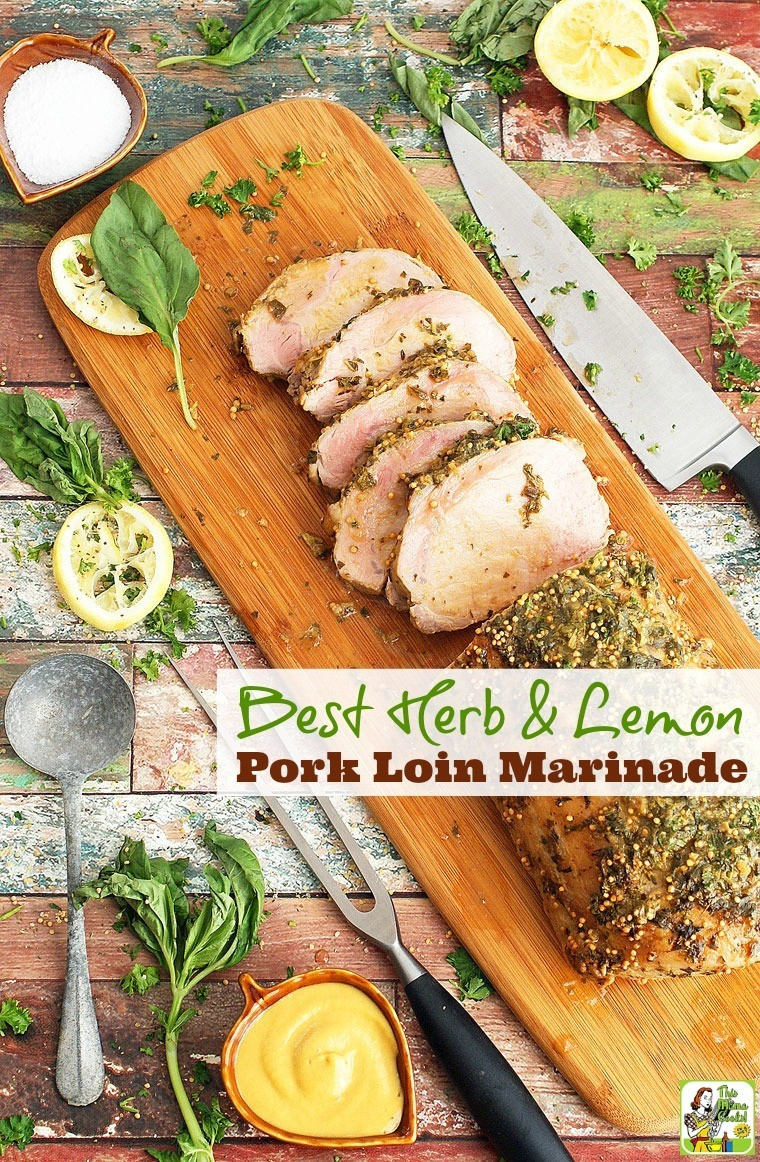 Best Pork Tenderloin Marinade
 Best Herb & Lemon Pork Loin Marinade This Mama Cooks