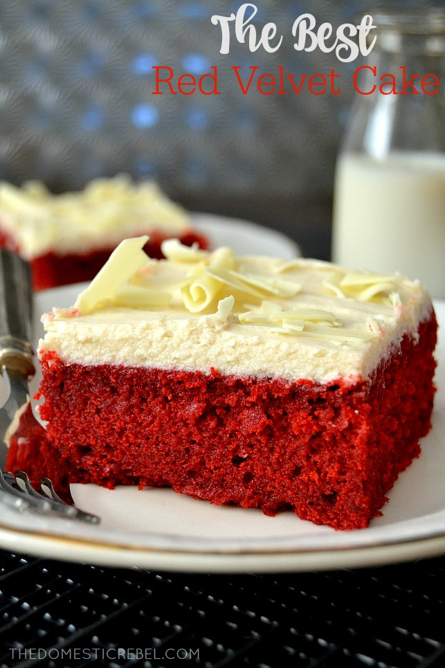 Best Red Velvet Cake
 The Best Red Velvet Cake with Boiled Frosting