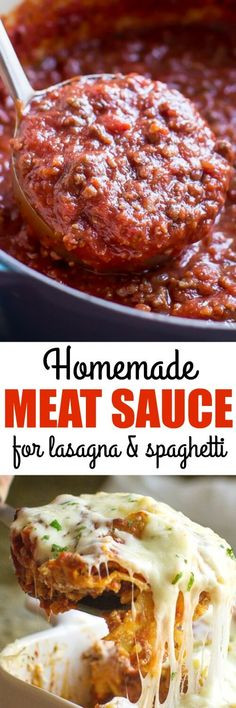 Best Spaghetti Meat Sauce Recipe
 Best Spaghetti With Meat Sauce Recipe on Pinterest