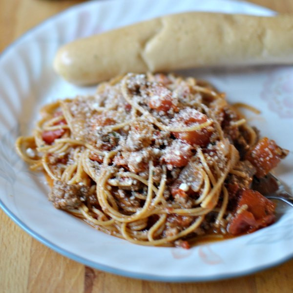 Best Spaghetti Meat Sauce Recipe
 Supremely Spicy Spaghetti Meat Sauce Becky s Best Bites