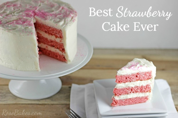 Best Strawberry Cake Recipe
 Best Strawberry Cake Ever Rose Bakes