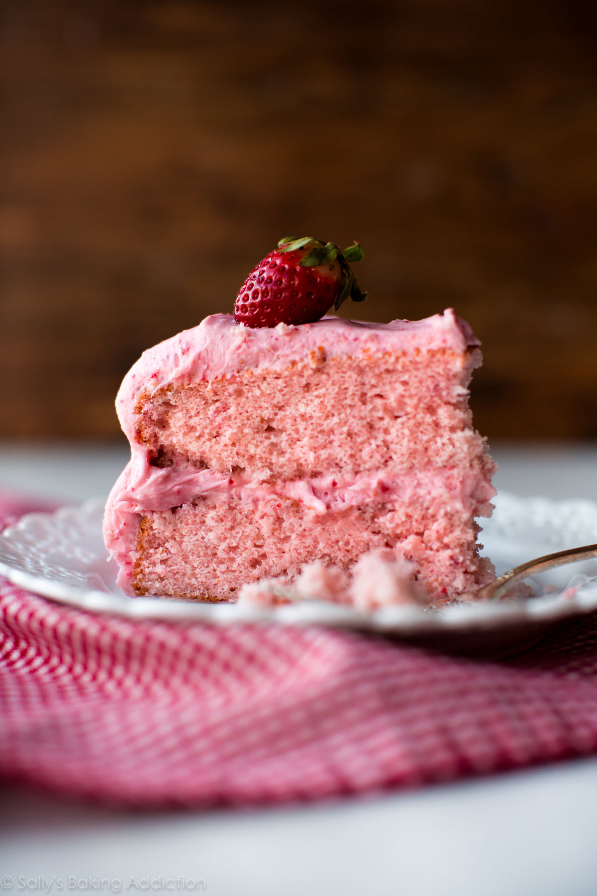 Best Strawberry Cake Recipe
 Homemade Strawberry Cake Sallys Baking Addiction