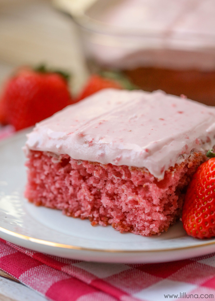 Best Strawberry Cake Recipe
 Strawberry Sheet Cake Lil Luna
