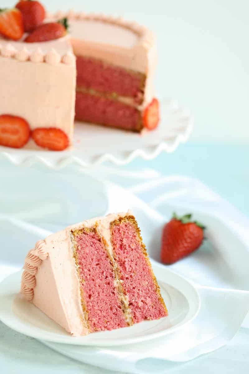 Best Strawberry Cake Recipe
 the BEST homemade Strawberry Cake with strawberry frosting