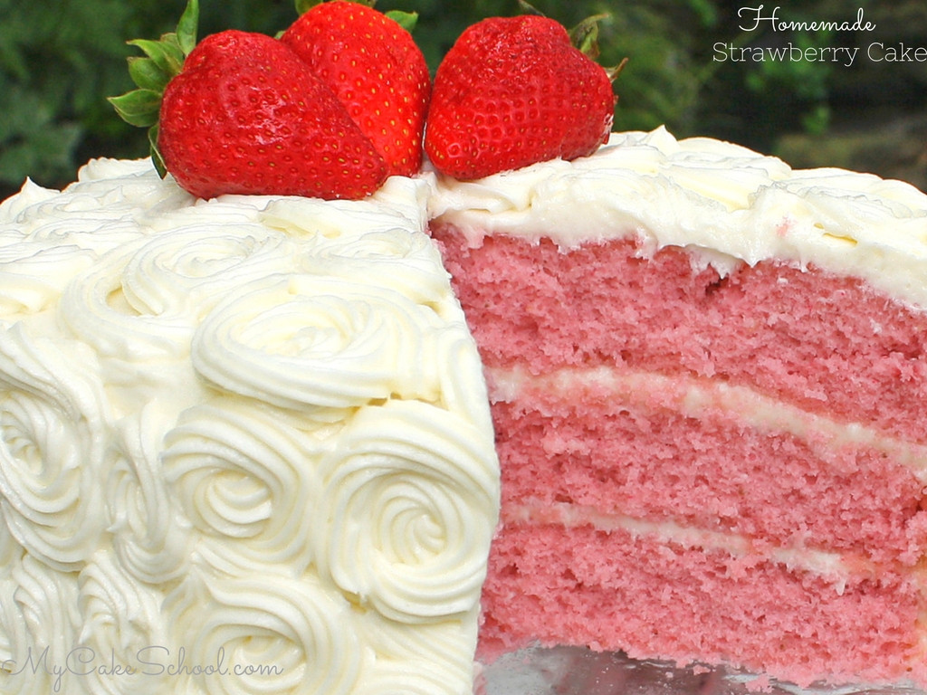 Best Strawberry Cake Recipe
 Strawberry Cake Version 2 A Scratch Recipe