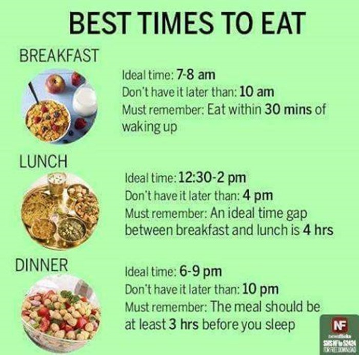 Best Time To Eat Dinner
 Healthy Tips for Students