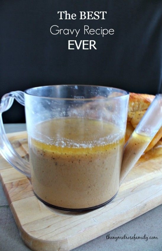 Best Turkey Gravy Recipe
 Best 25 Best Gravy Recipe ideas on Pinterest