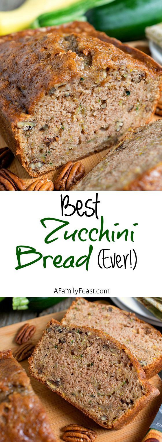 Best Zucchini Bread
 Best zucchini bread Zucchini and Breads on Pinterest