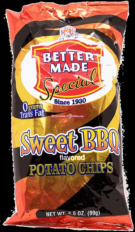 Better Made Potato Chips
 Sweet Barbeque Potato Chips