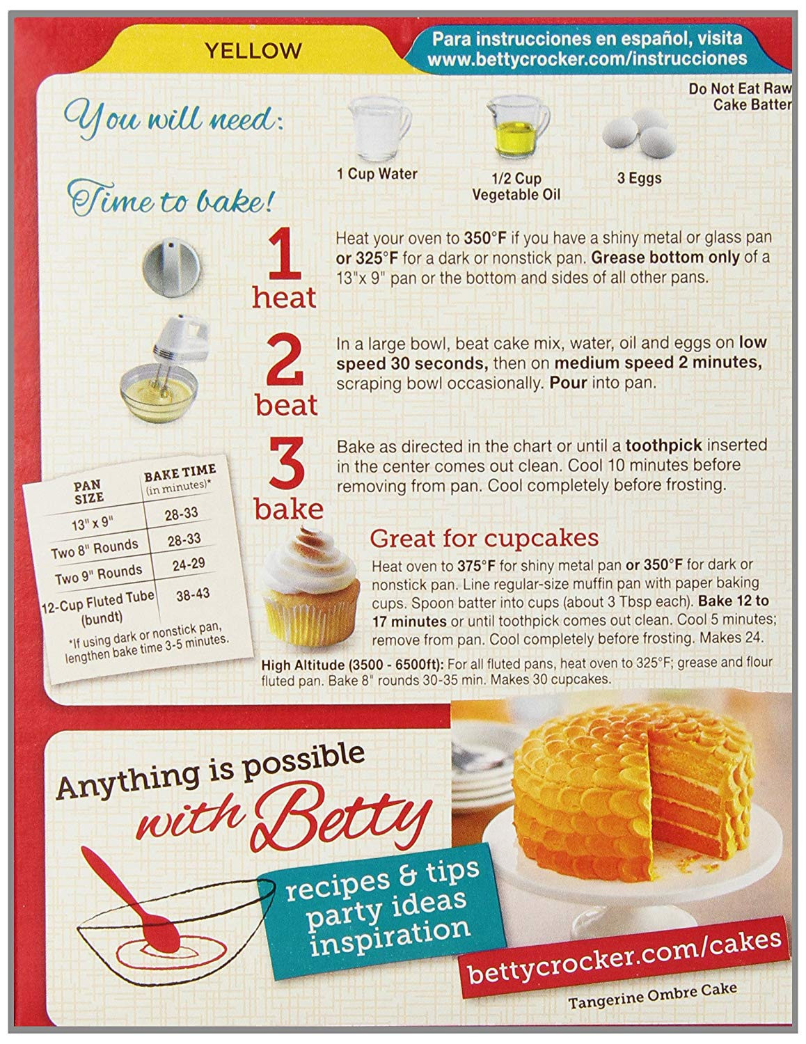 Betty Crocker Cake Mix Recipes
 betty crocker recipe