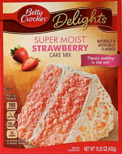 Betty Crocker Cake Mix Recipes
 Betty Crocker Super Moist Cake Mix Strawberry 15 25 oz Box