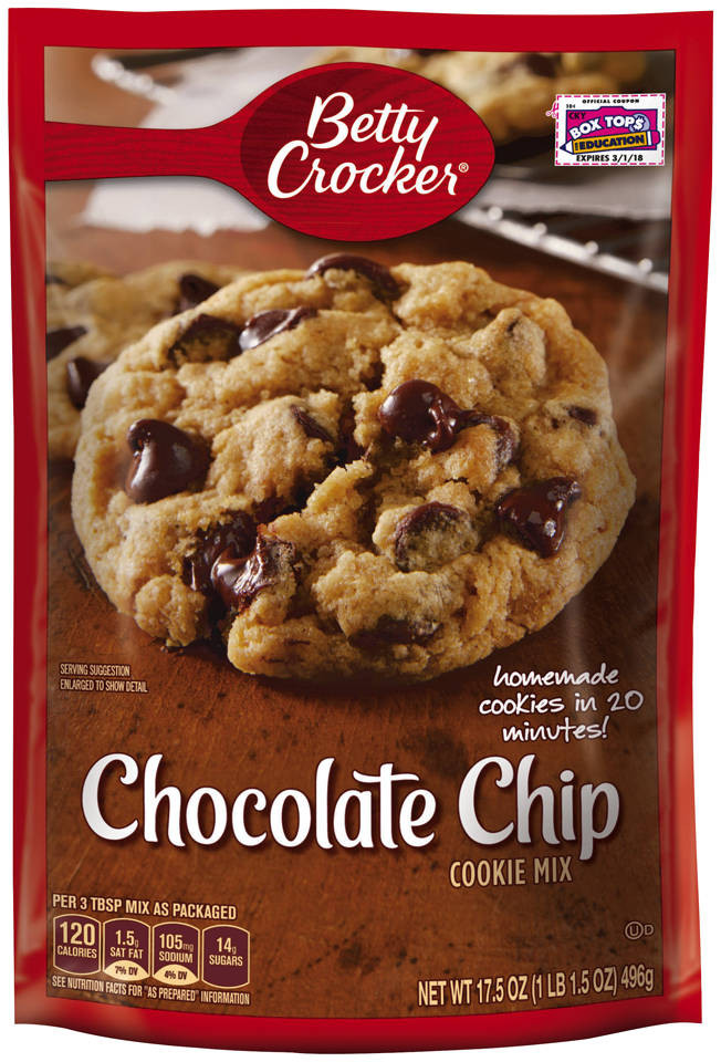 Betty Crocker Oatmeal Chocolate Chip Cookies
 Betty Crocker Cookie Mix Chocolate Chip 17 5 oz Pouch