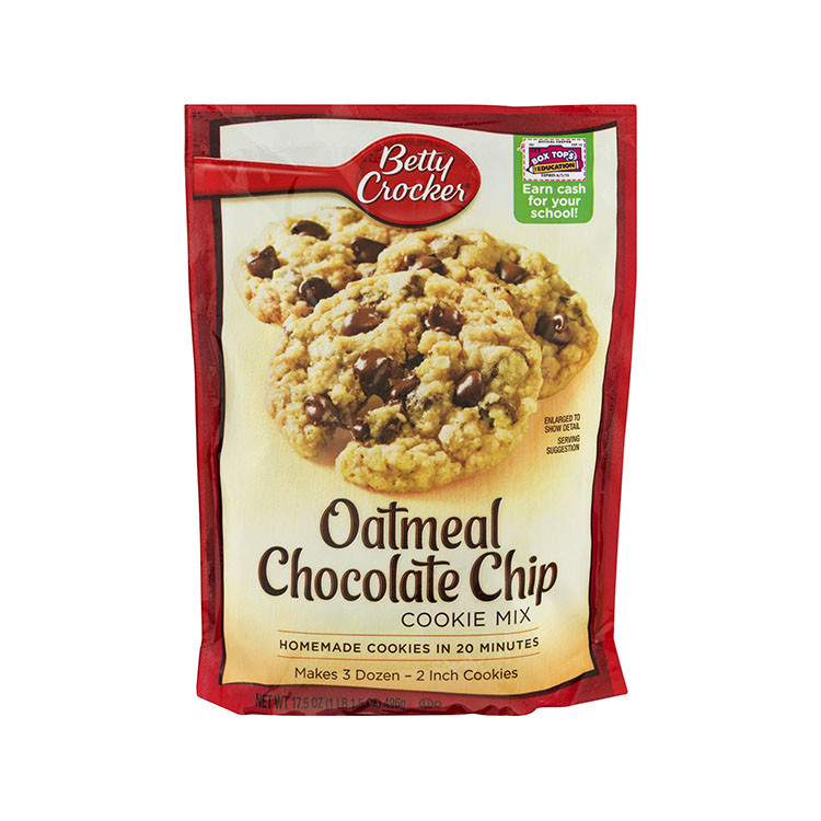 Betty Crocker Oatmeal Chocolate Chip Cookies
 betty crocker oatmeal chocolate chip cookies mix