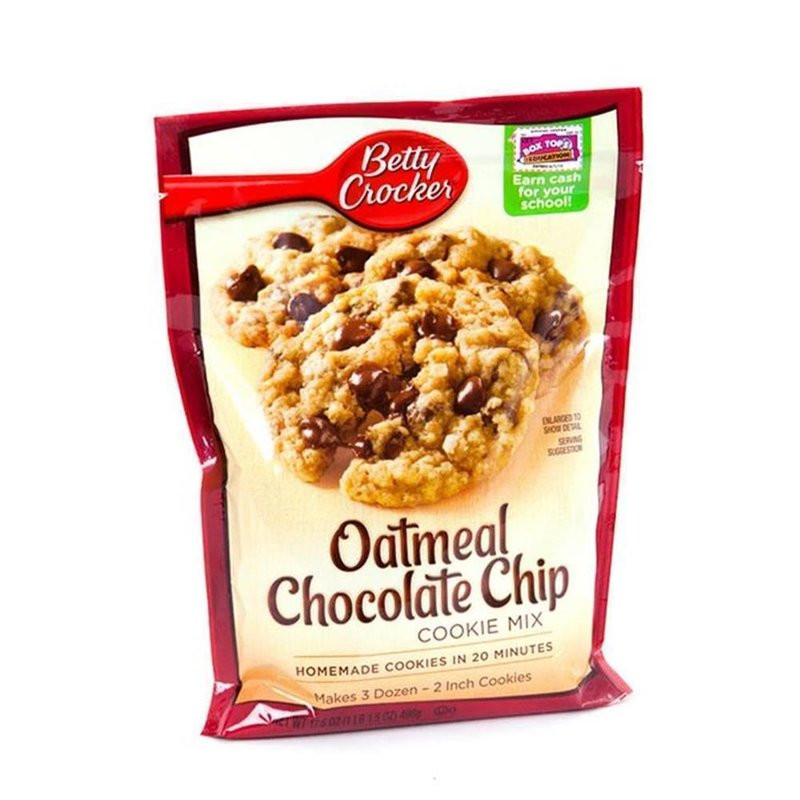 Betty Crocker Oatmeal Chocolate Chip Cookies
 Betty Crocker Oatmeal Chocolate Chip Cookie Mix 496g 4 99