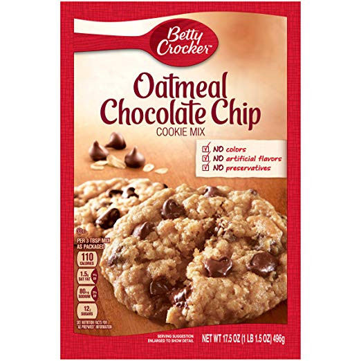 Betty Crocker Oatmeal Chocolate Chip Cookies
 chocolate chip cookies betty crocker